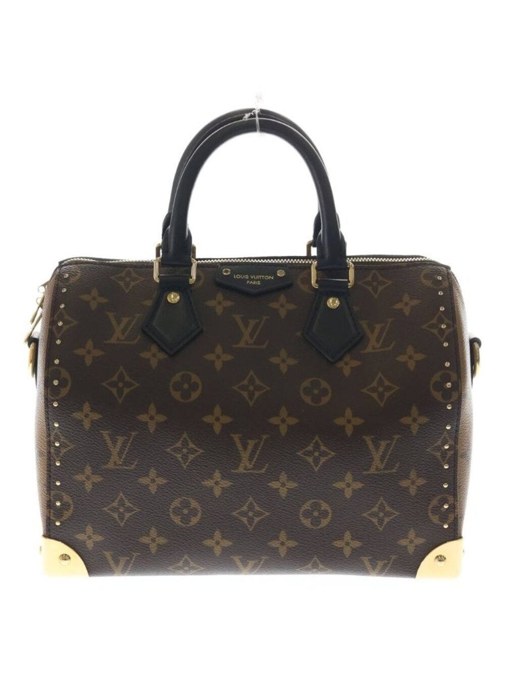 Louis Vuitton Monogram Speedy Trunk 25 Handbag Brown